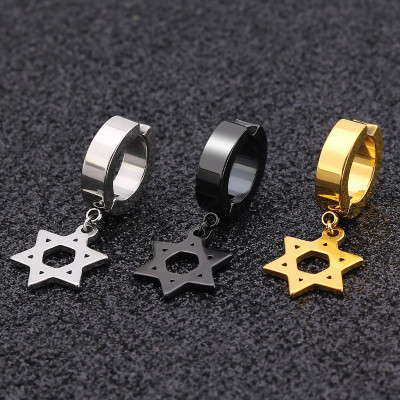 Bông tai kẹp vành ngôi sao phong cách Hàn QUỐC