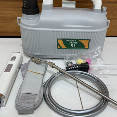 Bình Xịt Điện 5L Đeo Vai Sạc Pin Đa Năng – 3 Chế Độ Phun, Vòi Xịt Dài Tưới Cây, Vệ Sinh Sân Vườn, Chăm Sóc Vườn