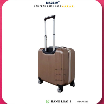 Vali cao cấp Macsim Aksen hàng loại 1 MSAK8216 cỡ 17 inch màu gold