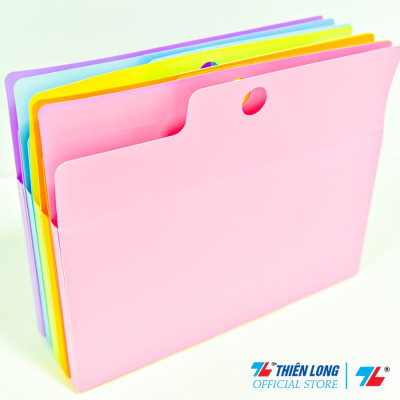 Bìa 5 ngăn hồ sơ gia đình lưu 130 tờ A4 Thiên Long DF-001