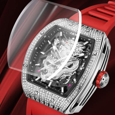 Đồng Hồ Nam I&W Carnival 787G2 Chính Hãng Full Box Chống Nước Kính Chống Xước Dây Silicone BH 5 Năm (Máy Cơ Tự Động)