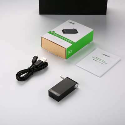 Thiết bị nhận âm thanh Bluetooth Music có hỗ trợ Mic cho Loa, Ô Tô Ugreen 30348 - Hàng chính hãng