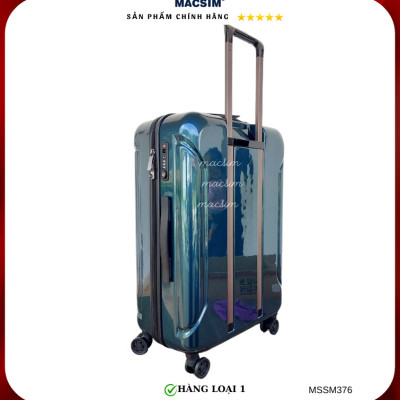 Vali cao cấp Macsim Smooire MSSM376 cỡ 20 inch màu shiny blue - Hàng loại 1