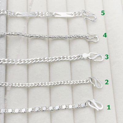 Dây Chuyền Vòng Cổ Bé Trai Bạc Ta Không Xi Mạ Bạc Hiểu Minh DTE083