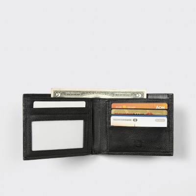 Ví Da Nam, Bóp Da Nam Kim Bảo KB01 Da Bò Màu Đen, Nâu