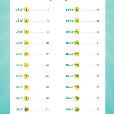 Phiếu Ôn Hè Toán Lớp 1 - Hành Trang Vững Kiến Thức Lên Lớp 2 (MEGA)