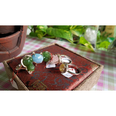 Nhẫn bạc mặt tỳ hưu