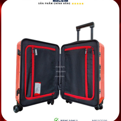 Vali cao cấp Macsim SMLV2230 cỡ 20 inch màu xanh đậm ( dark green)- Hàng loại 1