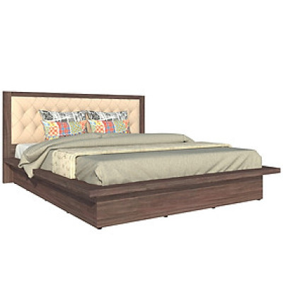 Giường ngủ cao cấp Tundo màu nâu 180cm x 200cm