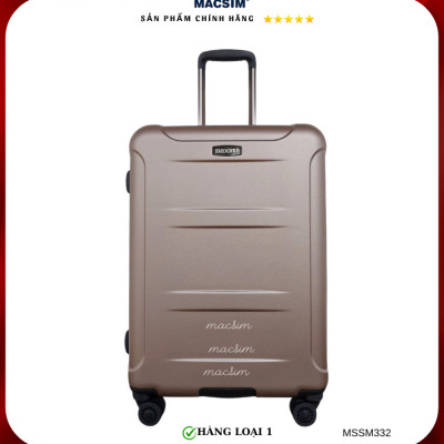 Vali cao cấp Macsim Smooire MSSM332 cỡ 24 inch màu vàng hàng loại 1