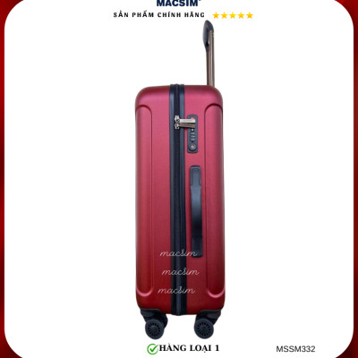 Vali cao cấp Macsim Smooire MSSM332 cỡ 24 inch màu đỏ - Hàng loại 1