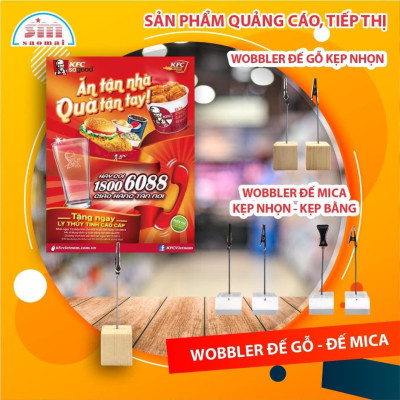 Wobbler cáp kẹp nhọn WB-001 (10) - Bịch (10)