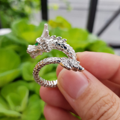 Nhẫn Rồng phong thủy cho Nam và Nữ - N0035