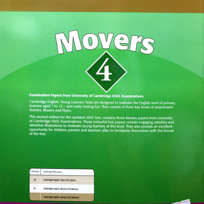 Cambridge Young Learner English Test Movers 4: Student Book