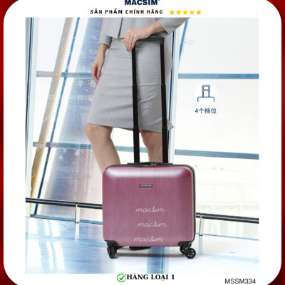 Vali cao cấp Macsim Smooire MSSM334 cỡ 16 inch màu hồng - Hàng loại 1