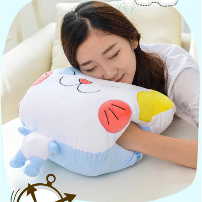 Bộ chăn gối ngủ văn phòng hình  mèo chibi 3 in 1, mẫu ngẫu nhiên-  hàng chính hãng