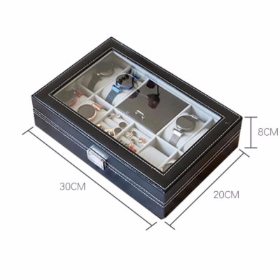 Hộp Đựng Đồng Hồ Trang Sức SAIKE SAIKE S800 Màu Đen