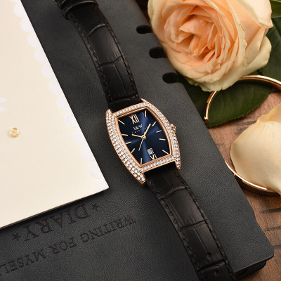 Đồng hồ nữ chính hãng IW Carnival IW537L-4 Kính chống xước ,Chống nước 30m ,Bảo hành 24 tháng,Máy pin Quartz,dây da đen xịn,thiết kế mặt chữ nhật đơn giản dễ đeo