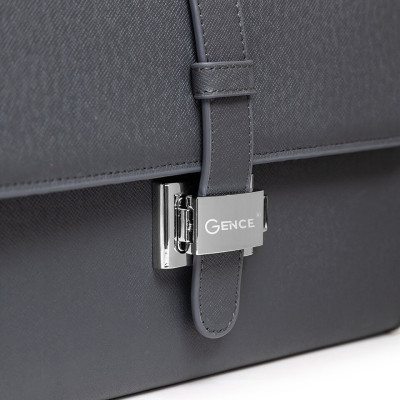 Clutch Cầm Tay Nam Da Bò HT08 Màu Ghi