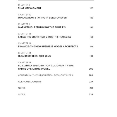 Subscribed: Why The Subscription Model Will Be Your Company’s Future - And What To Do About It