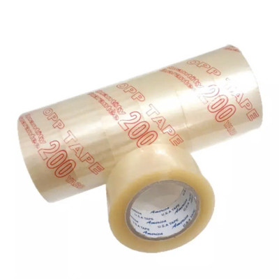 [Xả Kho ] cuộn băng keo trong 200 yard, băng keo dán thùng, băng keo trong, siêu dính, khỗ 4.8 cm