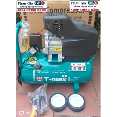 [chính hãƞg] Máy Nén Khí Có Dầu Liền Trục TMAX 3.0 HP 30L, Máy nén khí 100% dây đồng, Bảo hành 1 năm