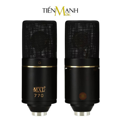 Micro MXL 770 Thu Âm Condenser Livestream Mic Phòng Thu Studio MXL770 Chuyên Nghiệp Microphone Cardioid Hàng Chính Hãng