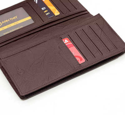 Ví dài KURO - Da bò vân sần | Anh Tho leather