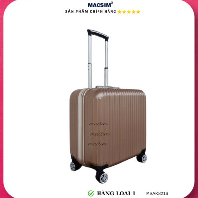 Vali cao cấp Macsim Aksen hàng loại 1 MSAK8216 cỡ 17 inch màu gold