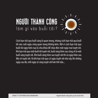 Người thành công làm gì vào buổi tối