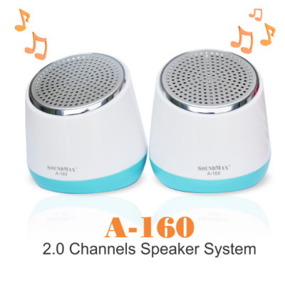 Loa Vi Tính SoundMax A160 2.0 6W (RMS) - Hàng Chính Hãng
