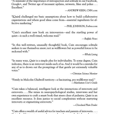 Quiet: The Power Of Introverts In A World That Can