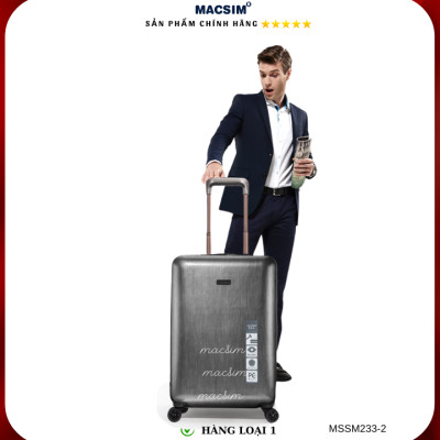 Vali cao cấp Macsim Smooire MSSM233 cỡ 21 inch màu đen - Hàng loại 1