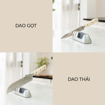 Dụng cụ mài dao 3 trong 1 chuyên dụng đa năng Hàn Quốc nhỏ gọn thời trang