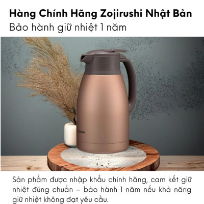 Bình giữ nhiệt nóng lạnh bấm rót Zojirushi SH-HC15