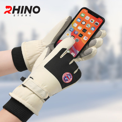 Găng tay chống gió lạnh Rhino G905 lót lông cừu nam nữ cảm ứng điện thoại