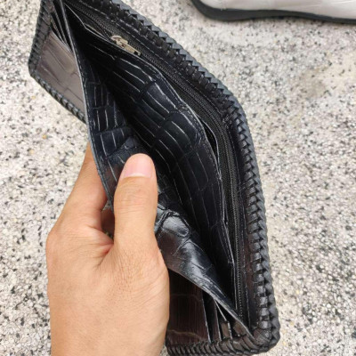 Ví full Da bụng cá sấu trong ngoài!