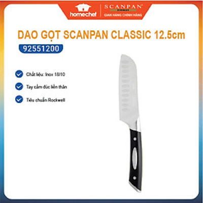 Dao thái, dao cắt gọt chống dính đa năng Scanpan Classic 12.5cm 92551200, thép không gỉ cao cấp