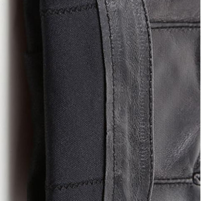 Găng tay nam hở ngón BHY5293 Găng tay phượt, da cừu thật. thoái mái lái xe.