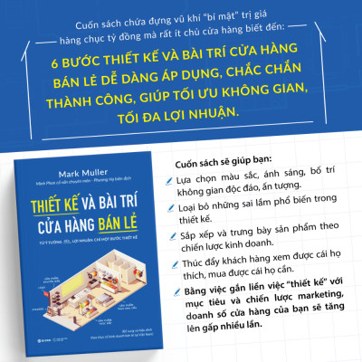 Sách - Thiết Kế Và Bài Trí Cửa Hàng Bán Lẻ - Từ Ý Tưởng Đến Lợi Nhuận - Chỉ Một Bước Thiết Kế - GIVER - NHBook