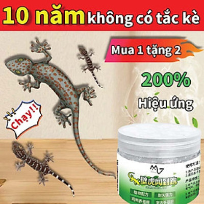 Mua 1 tặng 2 GECKO thuốc đuổi thằn lằn, tắc kè trong nhà 120g, an toàn và không có hóa chất