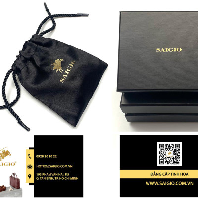 Ví Nam Nhỏ Gọn Cao Cấp HERITAGE, Da Bò Full Grain Siêu Bền Bỉ, Thiết Kế Đơn Giản, Dáng Ngang - Gập 2, Đựng Tiền và Thẻ ATM Tiện Dụng – Hàng Chính Hãng SAIGIO