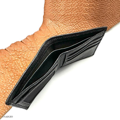 Ví Nam Mini Nhỏ Gọn Cao Cấp, Da Bò PEBBLE Mềm Mại - Bền Bỉ, Chống Xước - Chống Nhăn Tốt, Thiết Kế Đơn Giản, Dáng Ngang - Gập 2, Đựng Tiền và Thẻ ATM Tiện Dụng