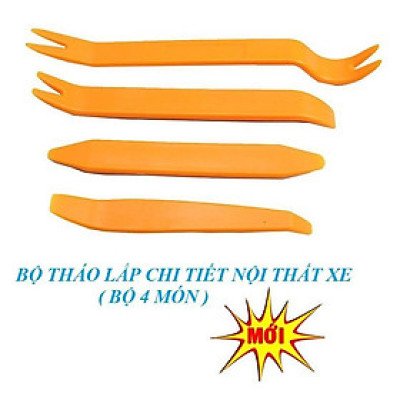 Bộ dụng cụ 4 thanh tháo lắp nội thất ô tô cao cấp.