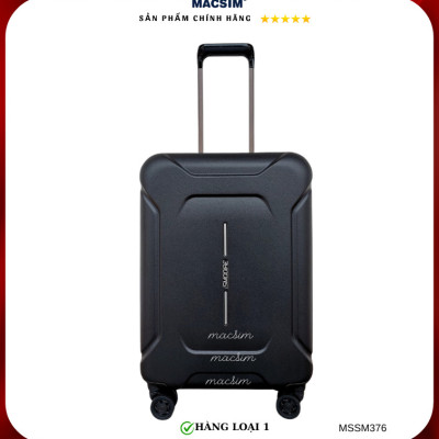 Vali cao cấp Macsim Smooire MSSM376 cỡ 20 inch màu đen - Hàng loại 1