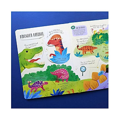 Large Question & Answer Flap Book -Dinosaurs by Kathryn Selbert 