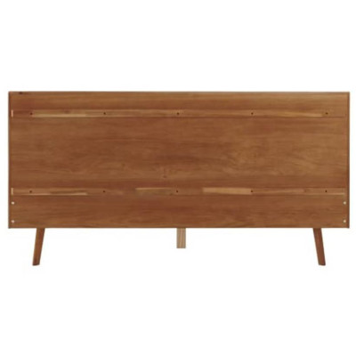 Giường pano đôi Portobello phong cách Vintage gỗ tự nhiên