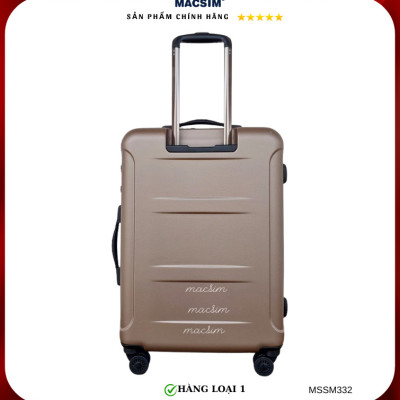 Vali cao cấp Macsim Smooire MSSM332 cỡ 24 inch màu vàng hàng loại 1