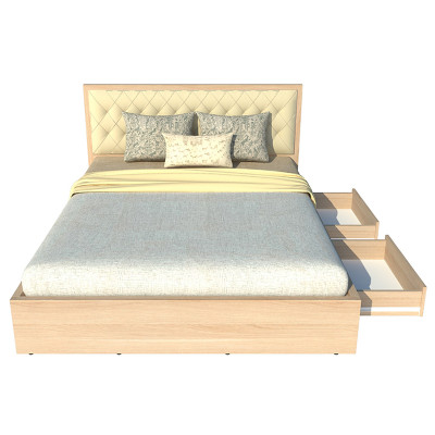 Giường ngủ 2 hộc kéo Tundo 140cm x 200cm