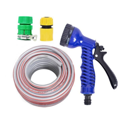 Bộ dây vòi xịt tưới cây, rửa xe 20M (cút nhựa nối nhựa xanh) 206843